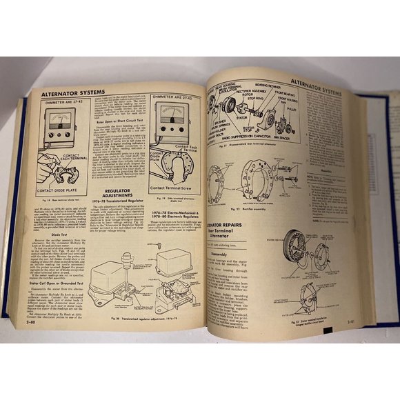 Motor Auto Repair Manual 1981 -for 1976-1981 Models- Hardcover Book DC - Picture 9 of 16